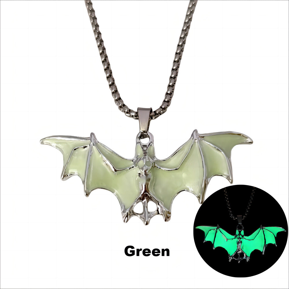 Wholesale  Dark Vampire Bat Luminous Pendant