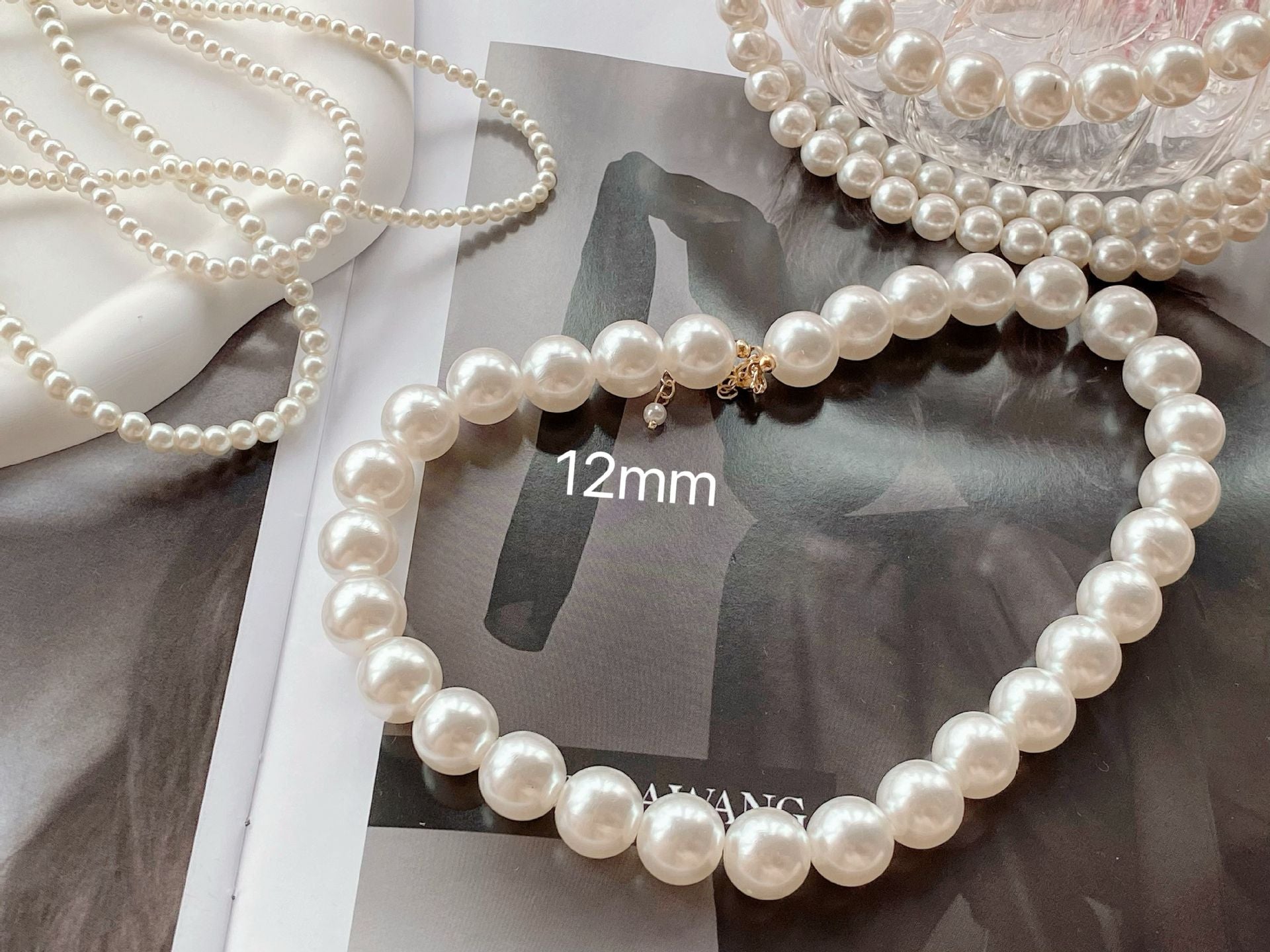 Wholesale Pearl Necklace Sweater Chain Clavicle Chain Choker Necklace Long Necklace ACC-NE-Hanxi001