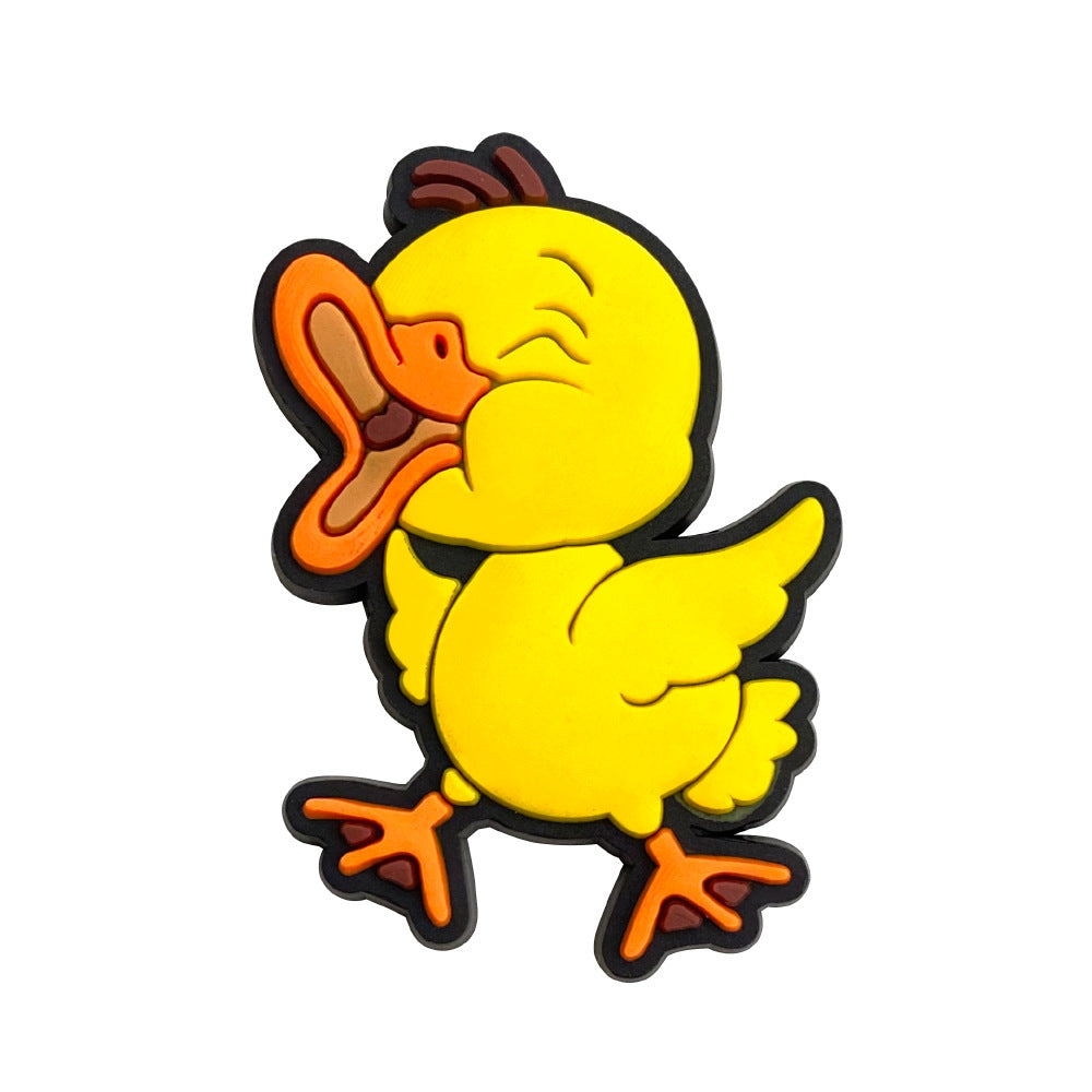 Wholesale 10pcs Cartoon cute soft rubber shoe charms shoe decoration