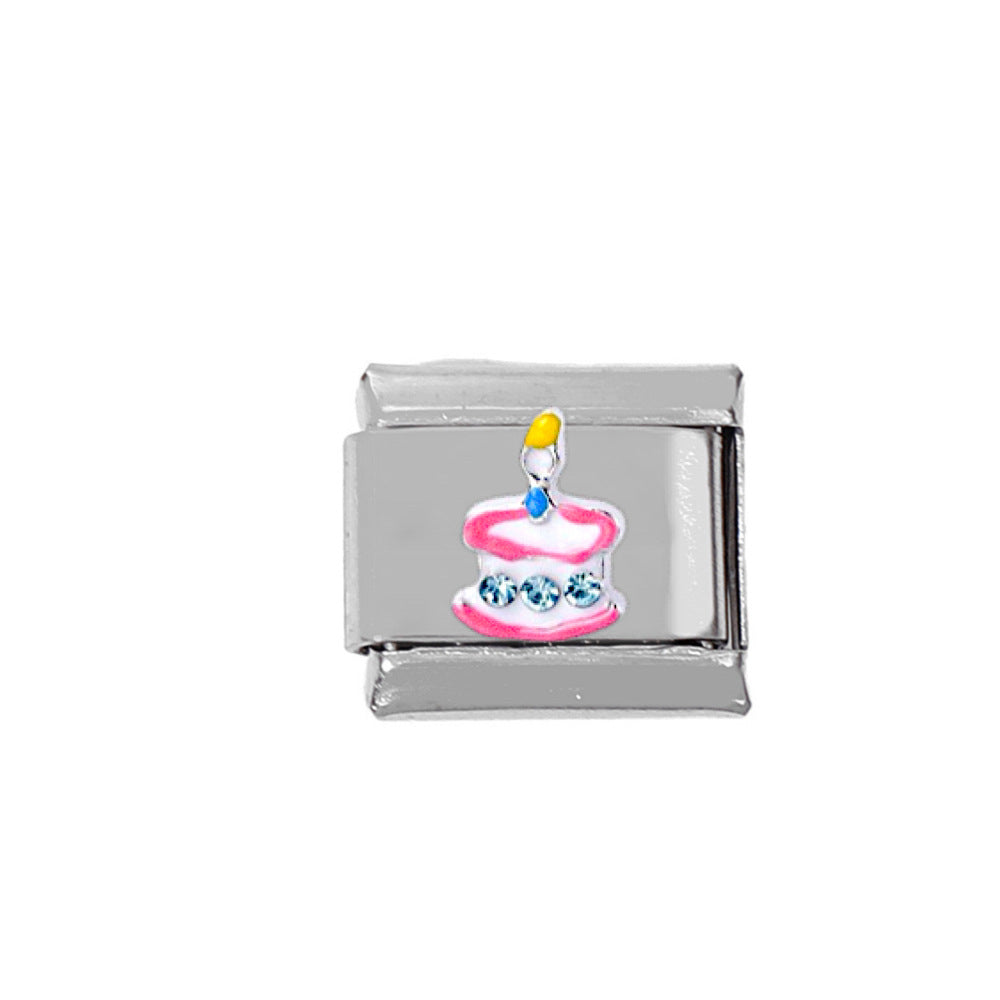 Wholesale Hamburger Coffee Stainless Steel DIY Charm Module For Bracelet Necklace Making Craft Supply