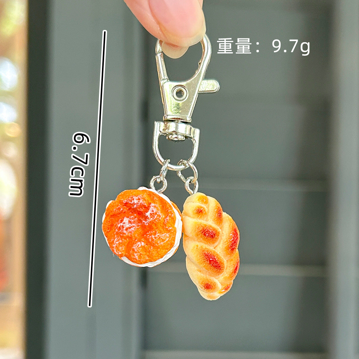 Wholesale Alkaline Bread Keychain