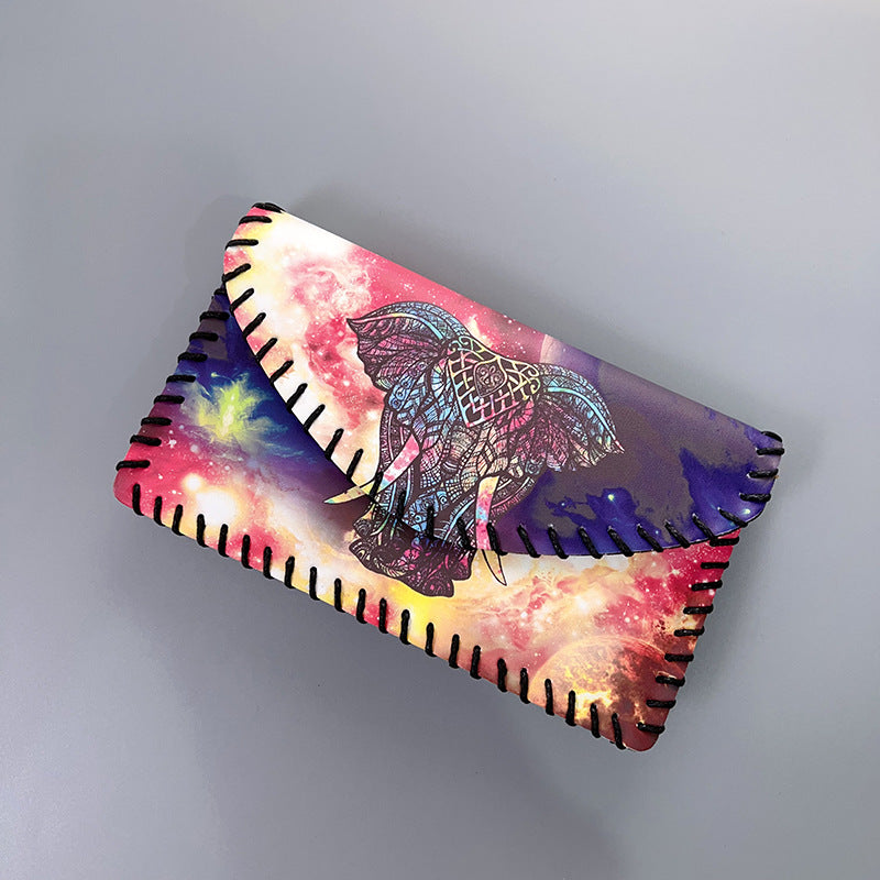 Wholesale Ethnic Style One-shoulder Mobile Phone Bag Color Printing Hand-sewn Crossbody Bag Wallet ACC-WT-Mengs008