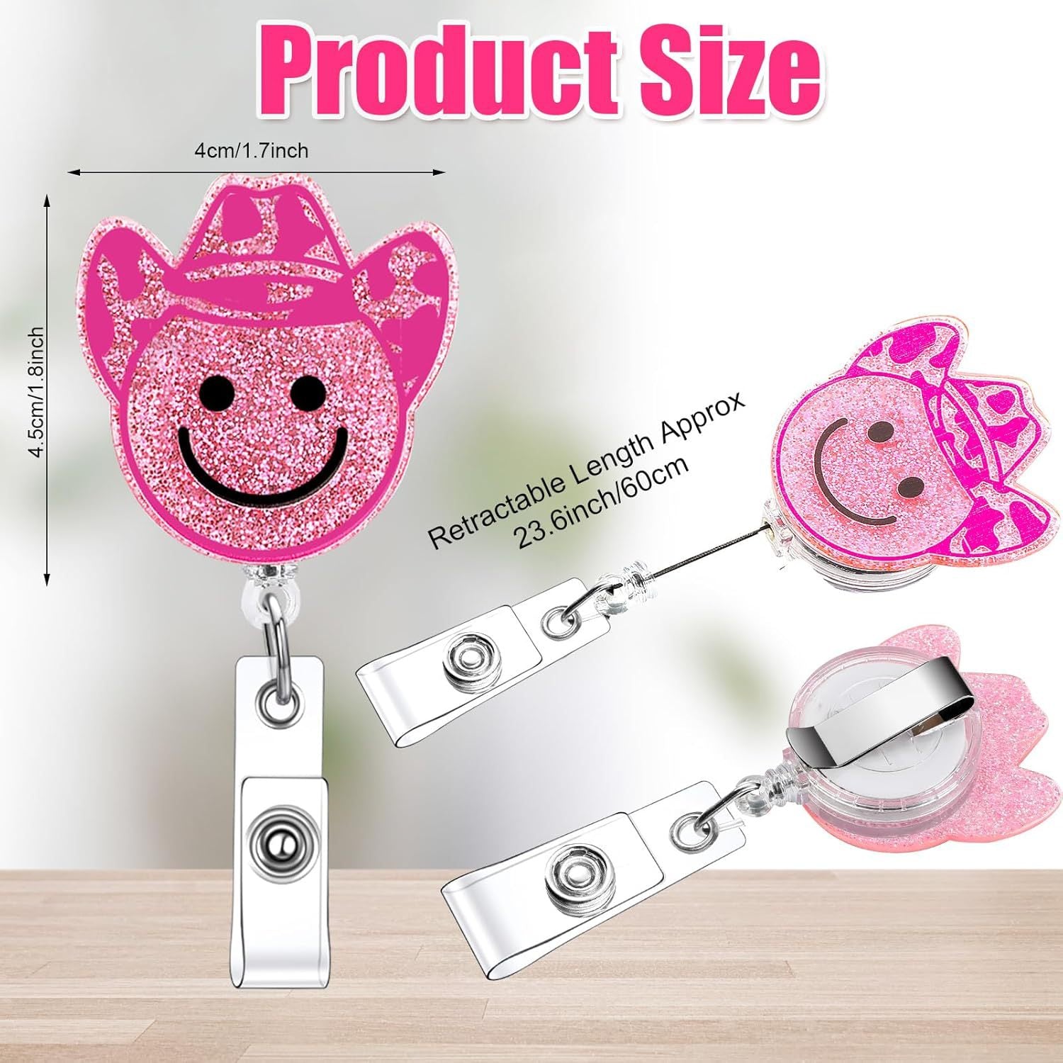 Wholesale Colorful Acrylic Printed Smiley Face Badge Scroll Keychains ACC-KC-XinDing002