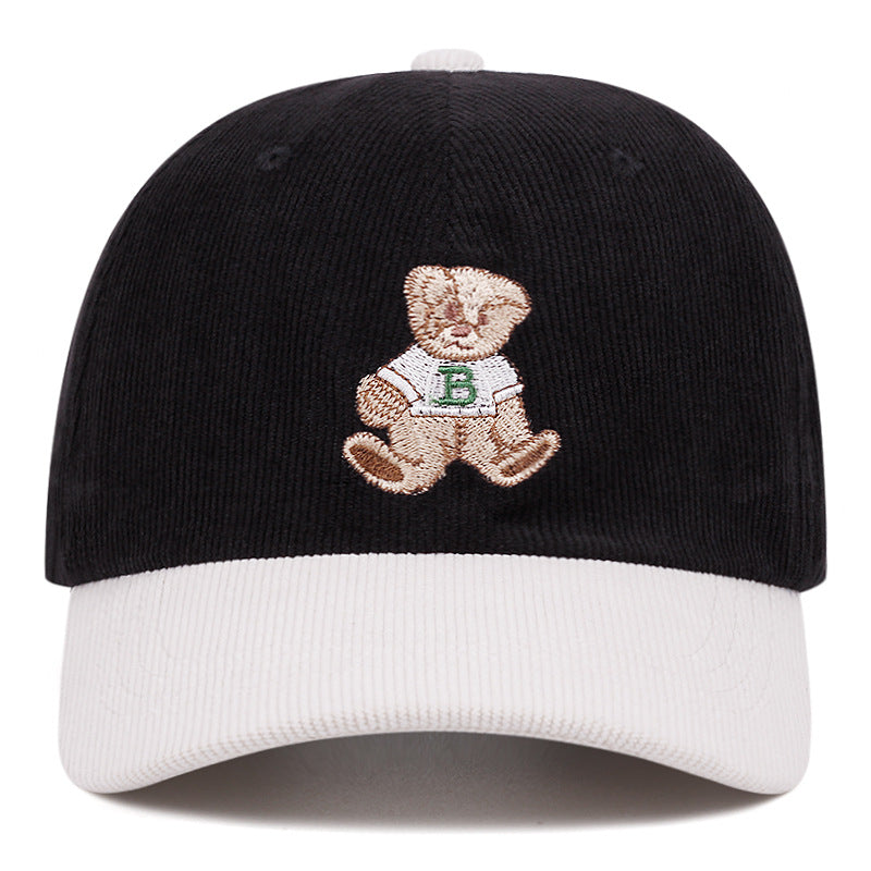 Wholesale Cute Bear Embroidery Baseball Cap