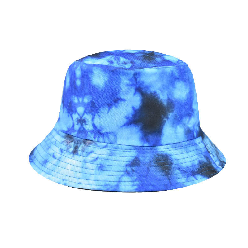 Wholesale Tie Dye Bucket Hat Unisex Hip Hop Style Trendy Summer Sun Protection Hat Fashion Accessory