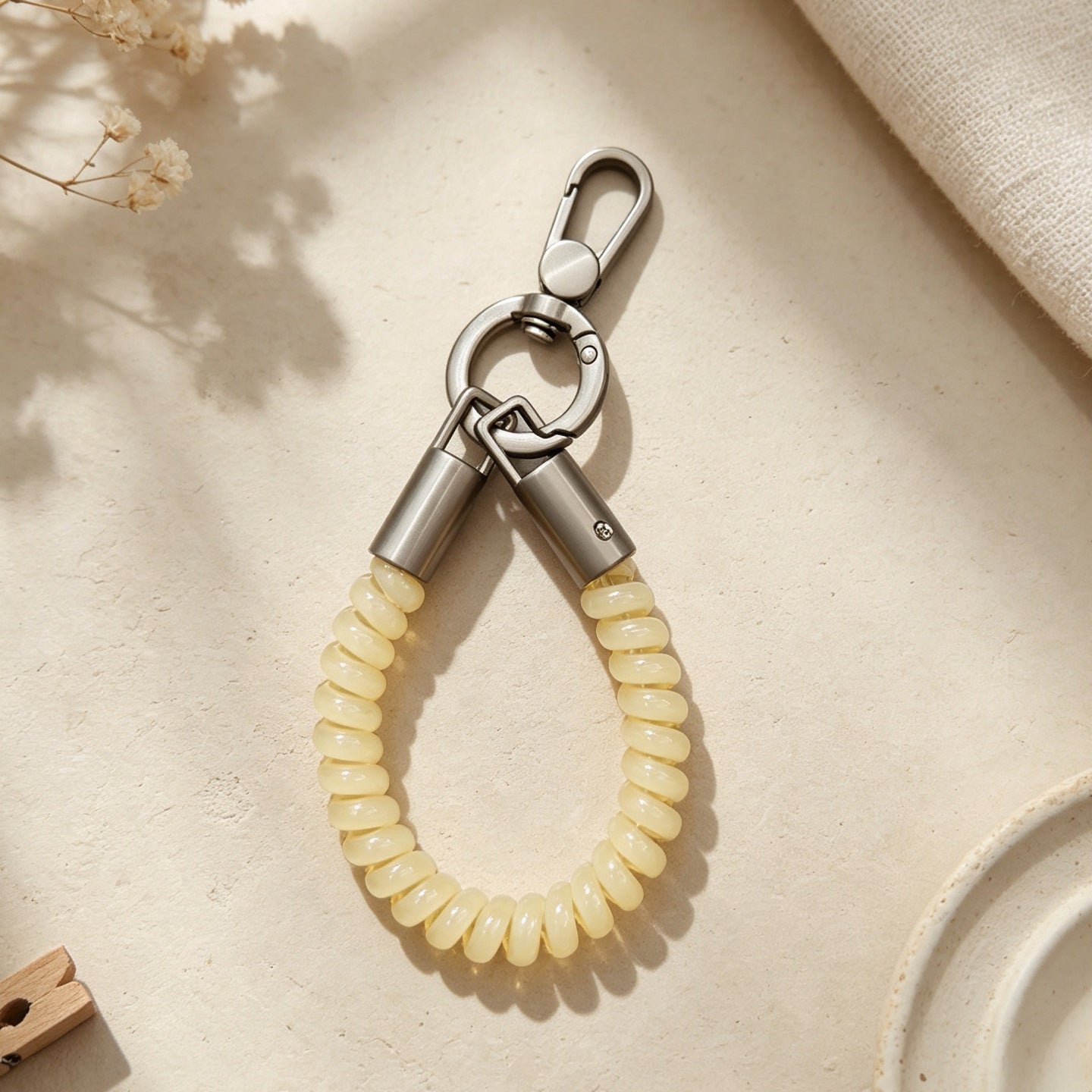 Wholesale Jelly Candy Spring Keychain Light Pink Plastic DIY Bag Charm For Craft Supply And Everyday Use