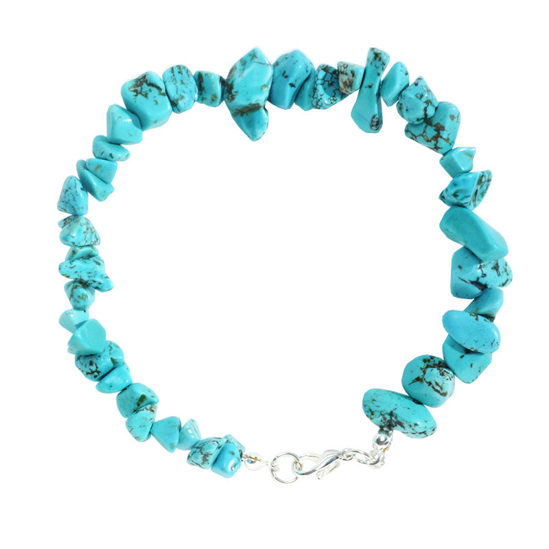 Wholesale Bohemian Colored Natural Stone Crushed Stone Bracelet ACC-BT-XA001