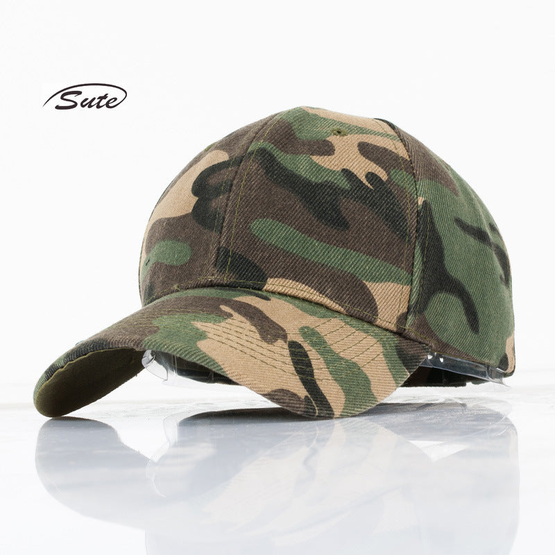 Wholesale Trendy Camouflage Baseball Cap Adjustable Sunshade Outdoor Fishing Hat Unisex Couple Style Boutique Resale Gift