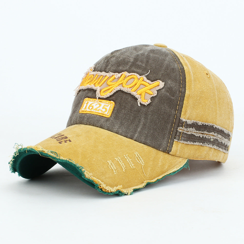 Wholesale Distressed Cotton Men's Baseball Cap ACC-HT-RongZhao028