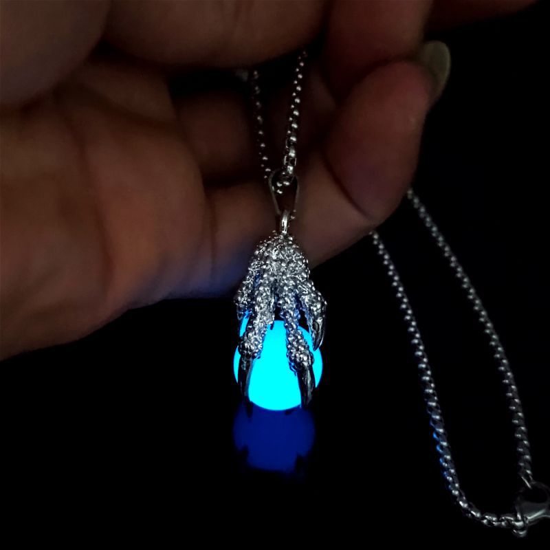Wholesale Stainless Steel Luminous Dragon Claw  Men' s Pendant
