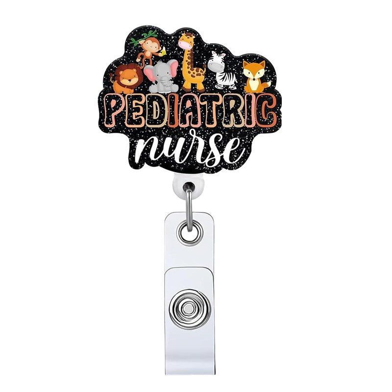 Wholesale Acrylic Heart Medicine Bottle Nurse Cap Medical Retractable Badge Scroll Keychain ACC-KC-LingYu004