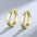 Wholesale S925 sterling silver plain hoop earrings
