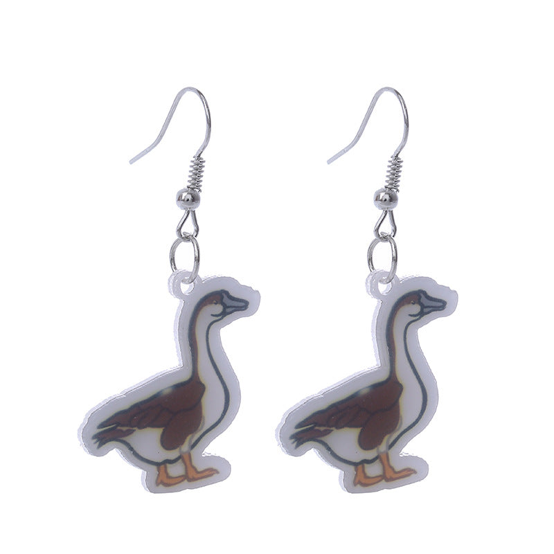 Wholesale Funny Animal Acrylic Earrings