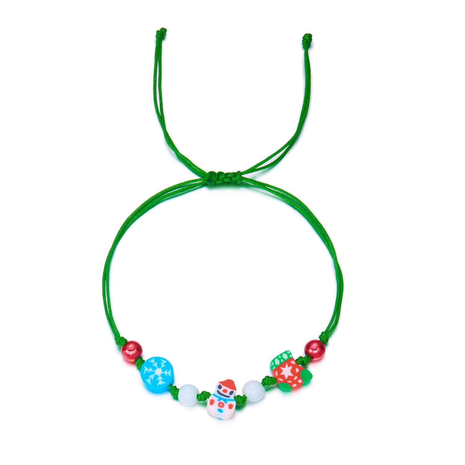 Wholesale Christmas Woven Paper Card Bracelet