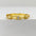 Wholesale S925 silver gold plated bamboo handmade ring