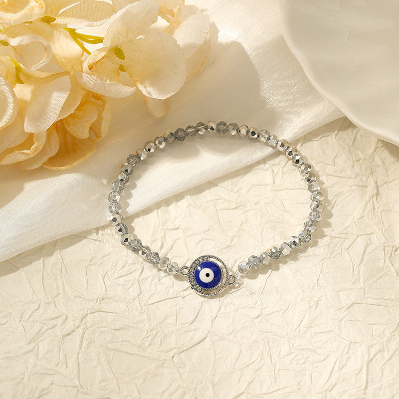Wholesale Bohemian devil eye irregular bracelet