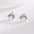 Wholesale  full diamond butterfly ear buckle hollow earrings