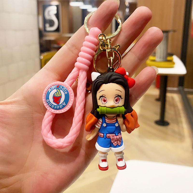 Wholesale Cartoon Animation PVC Keychain Cute Keychain ACC-KC-ErLu009