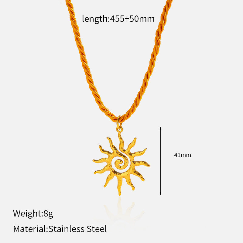 Wholesale Stainless Steel Ocean Pendant  Necklace