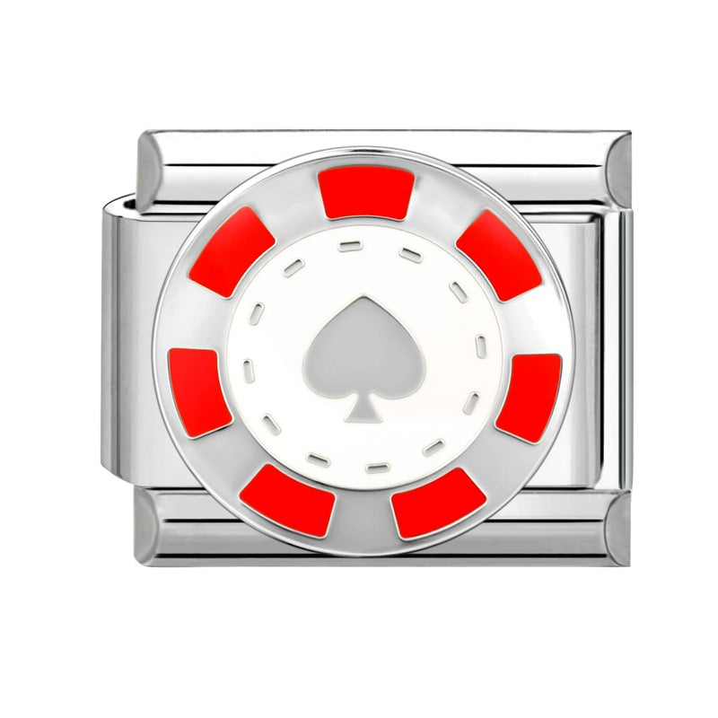 Wholesale Italian Charm Bracelet 9mm DIY Splicing Cute Creative Stainless Steel Composable Bracelet