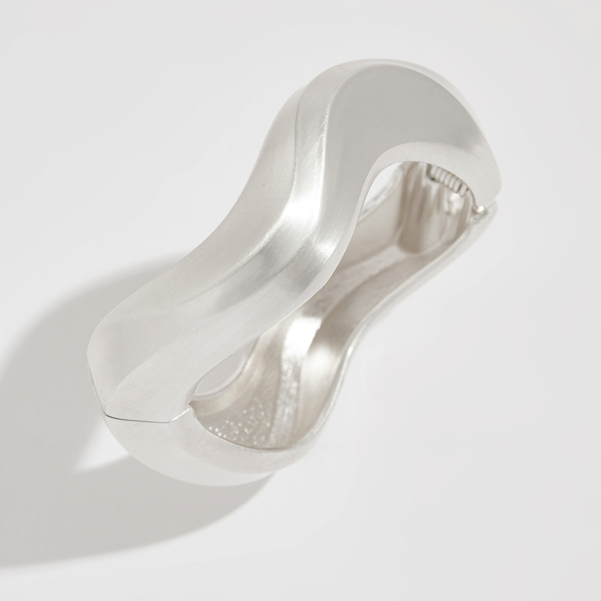 Wholesale Irregular opening simple cutting edge alloy bracelet set