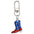 Wholesale  Independence Day Elements Red White Blue Flag Alloy Keychain
