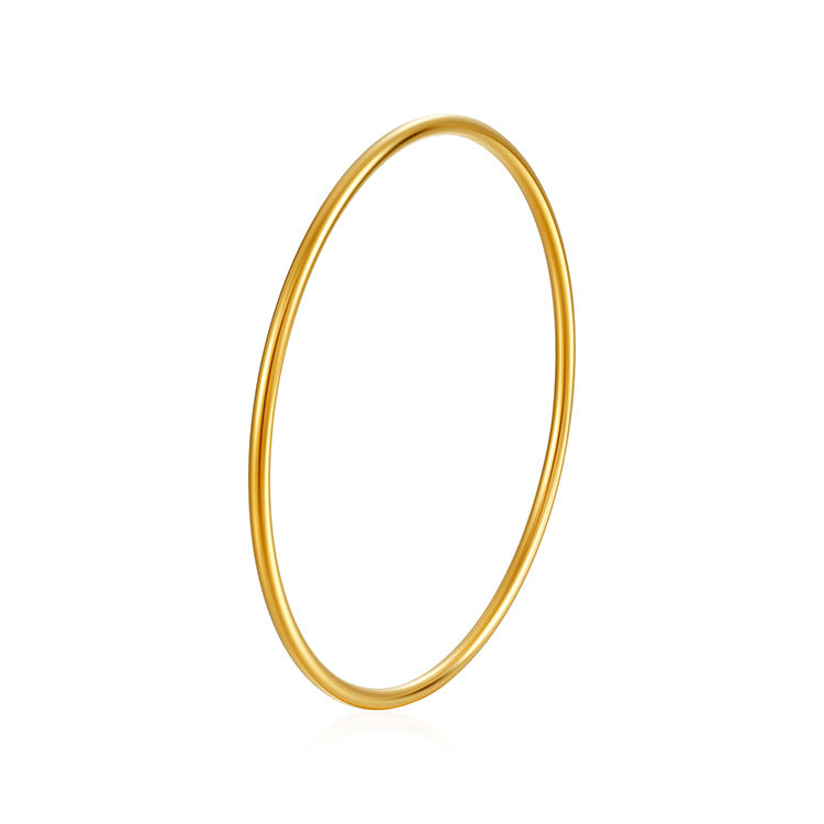 Wholesale Simple Plain Ring Stainless Steel Bracelet ACC-BT-MuShan003