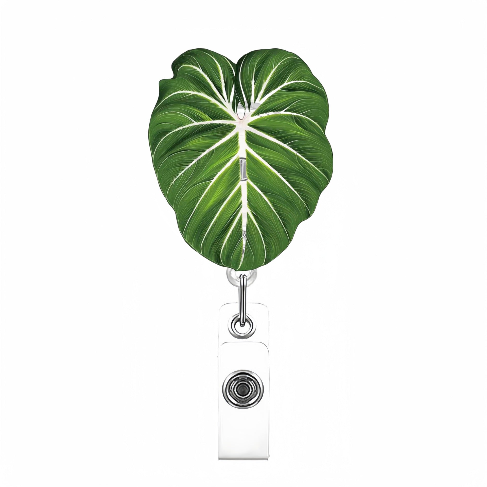Wholesale Leaf Retractable Keychain Badge Reels
