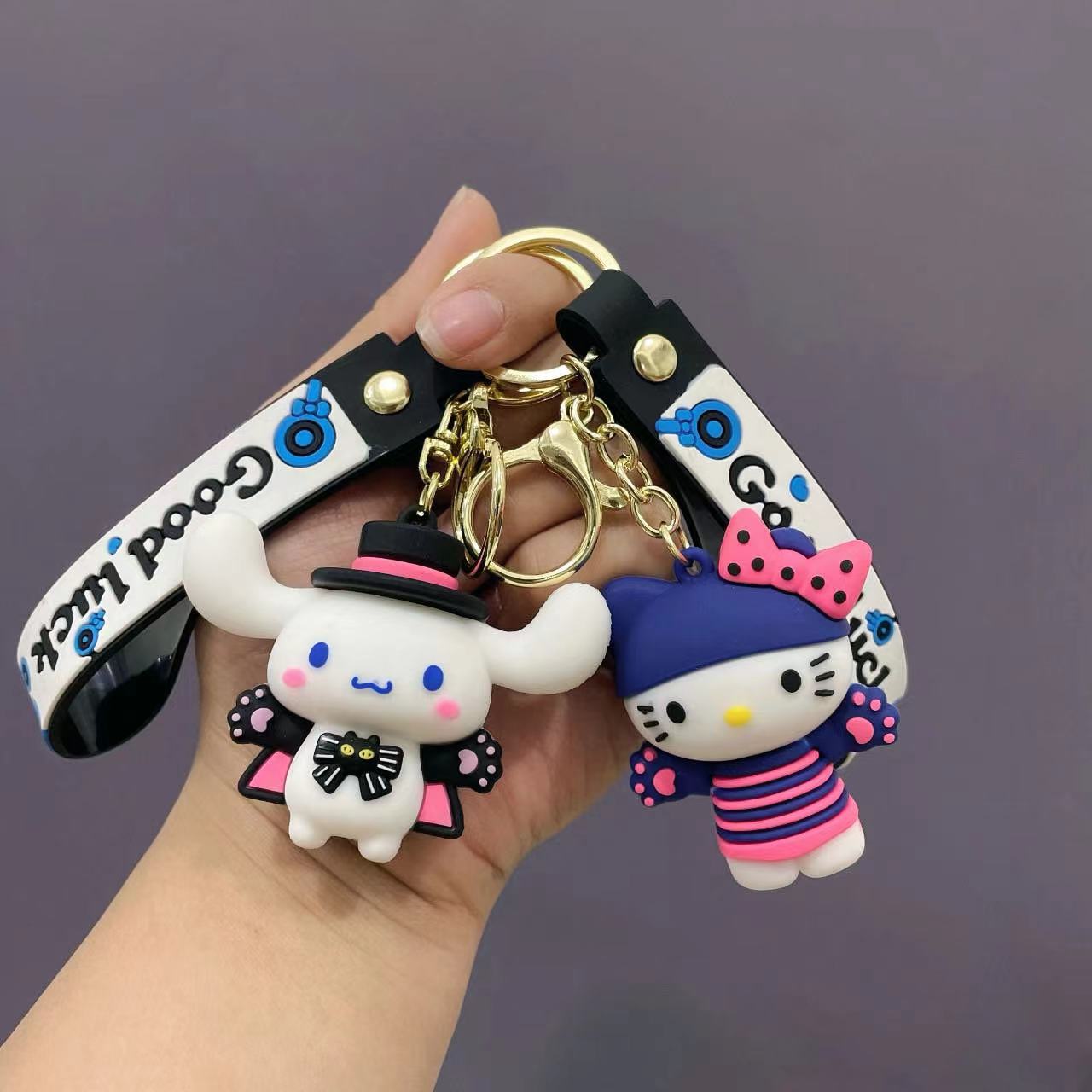 Wholesale Cartoon Cute Silicone Keychain ACCVIP-KC-Qichu005