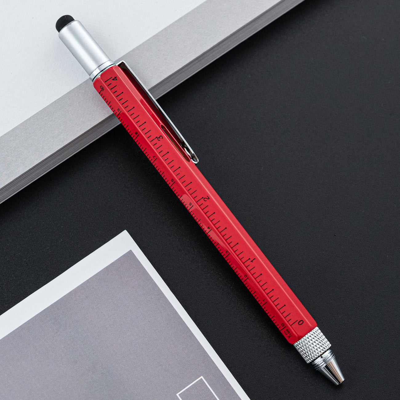 Wholesale Multifunctional Tool Pen 6 in 1 Ballpoint Pen ACC-PN-HuaHao012