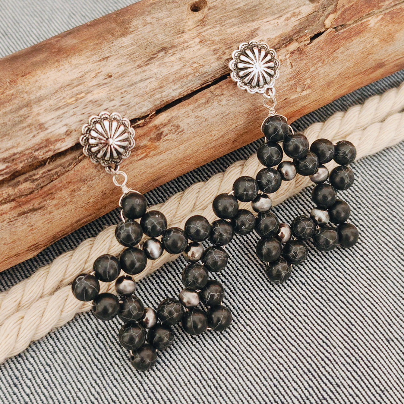 Wholesale Turquoise Star Geometric Earrings Bohemian Style Women S Fashion Accessory For Everyday Wear