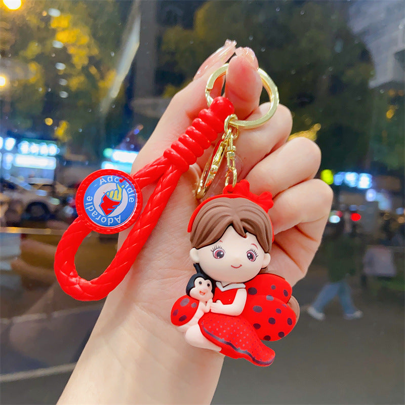 Wholesale Cartoon PVC Soft Glue Cute Keychain ACCVIP-KC-YueWei005