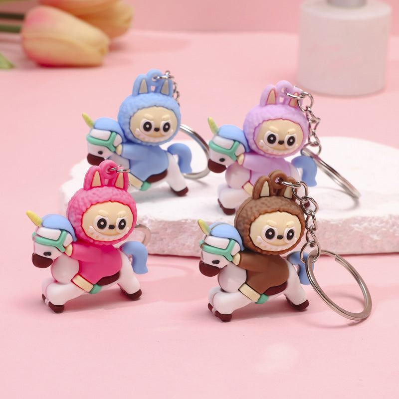 Wholesale Cute cartoon silicone keychain
