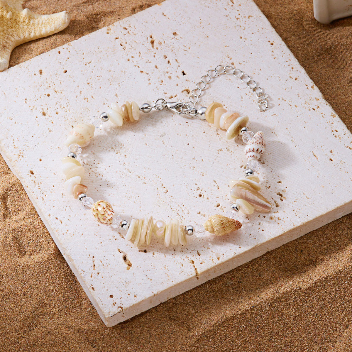 Wholesale  summer  color gravel bracelet
