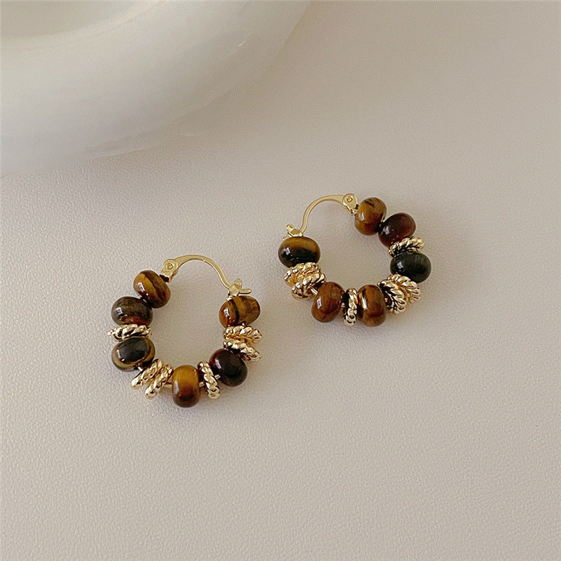 Wholesale Tiger Eye Earrings