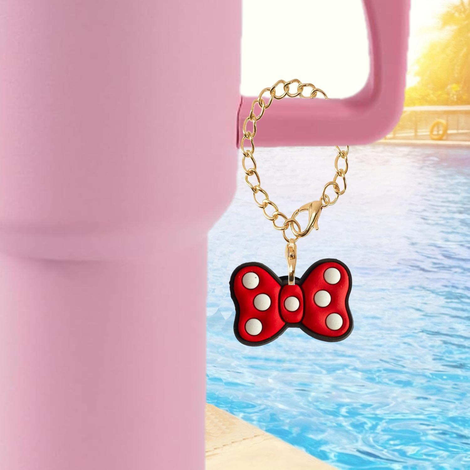 Wholesale Bow Crown Soft Rubber Hanging Chain Cup Accessories Chain ACC-CA-XieJi001