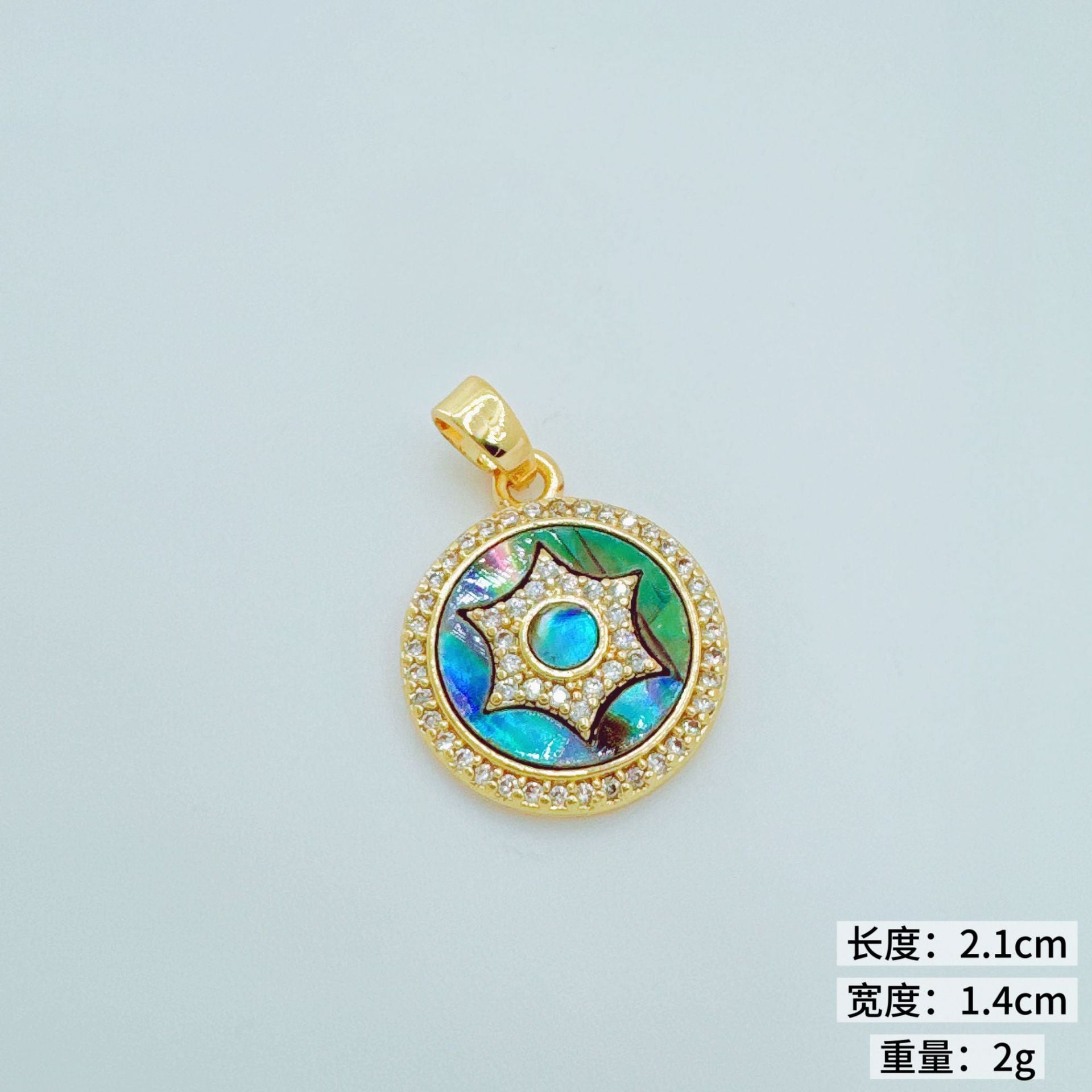 Wholesale Gold Plated Copper Pendant Necklace Japanese Korean Style Fashion Jewelry Accessory Gift
