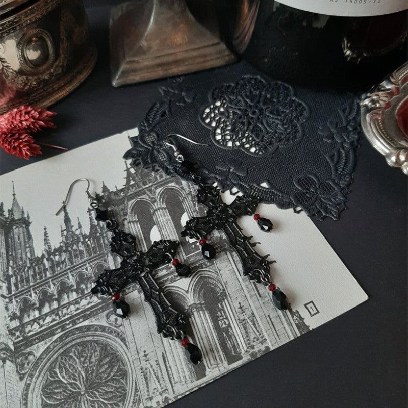 Wholesale  Gothic Anh Cross Earring
