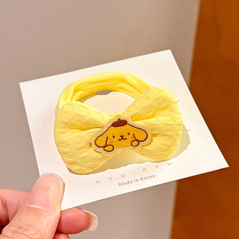 Wholesale Cute Cartoon Children's Hair Band Bow Hair Scrunchies ACCVIP-HS-Yint005