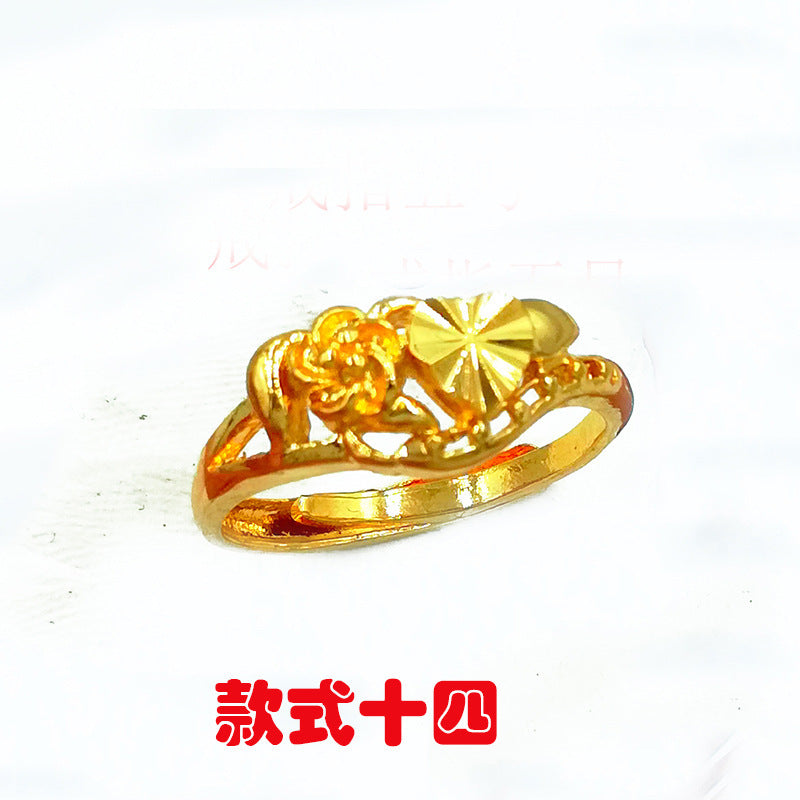 Wholesale Gold Big Flower Ring ACC-RS-WanXi010