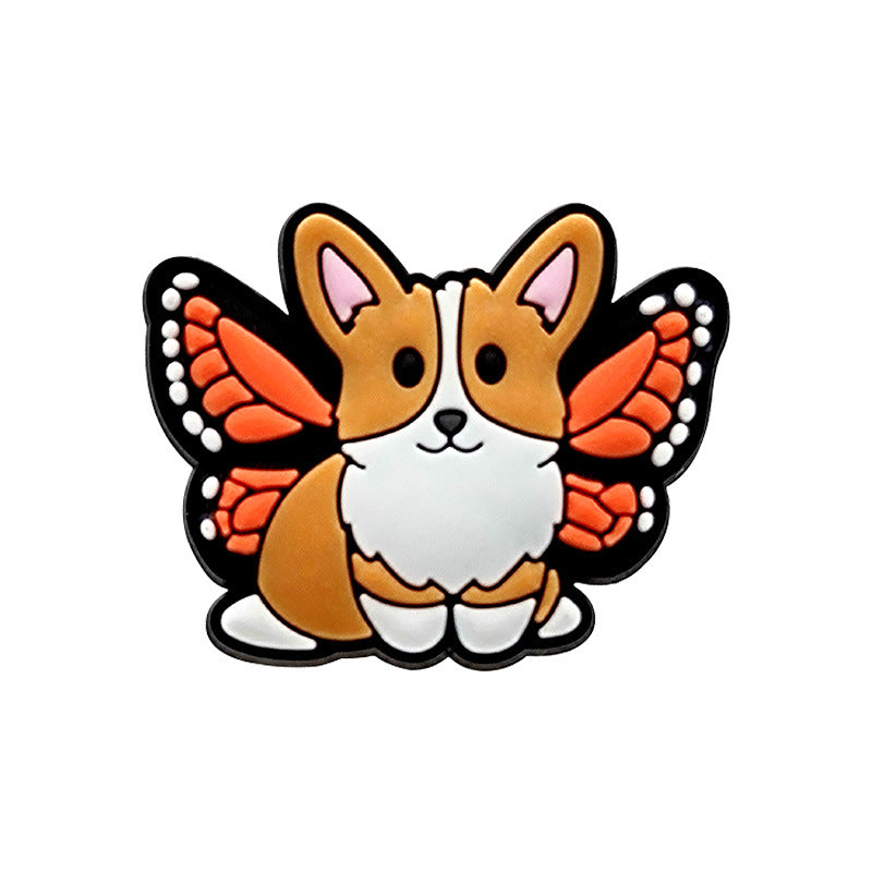 Wholesale 100pcs Random Cartoon Dog Shoes Accessories Shoes Charms