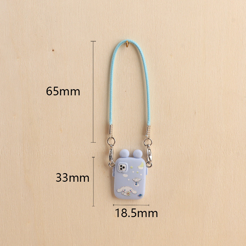 Wholesale Cute cartoon mini mobile phone pendant doll accessories