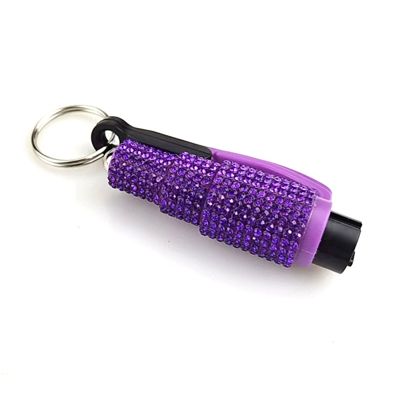 Wholesale Outdoor 2 in 1 Diamond Keychain For Car ACCVIP-KC-CanWu001