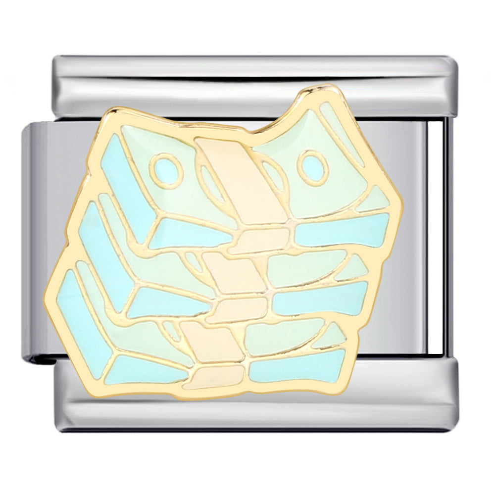 Wholesale Italian Charm Bracelet 9mm DIY Splicing Removable Stainless Steel Composable Bracelet