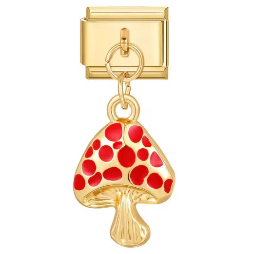 Wholesale 2PCS 9mm Italian Charm Starter Bracelets DIY Flower Bow Pendant Stainless Steel Composable Bracelet