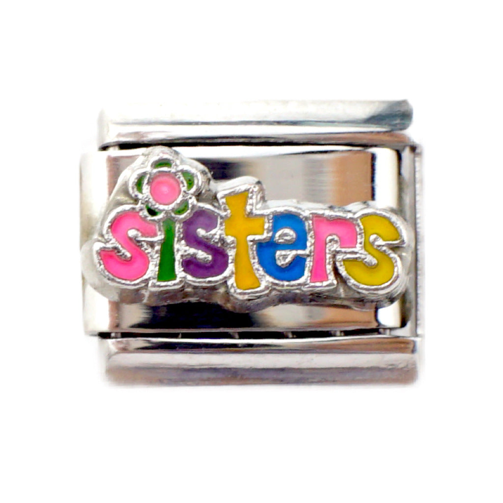 Wholesale 5pcs Italian Charm Bracelet 9mm DIY Splicing Creative Pattern Stainless Steel Composable Bracelet