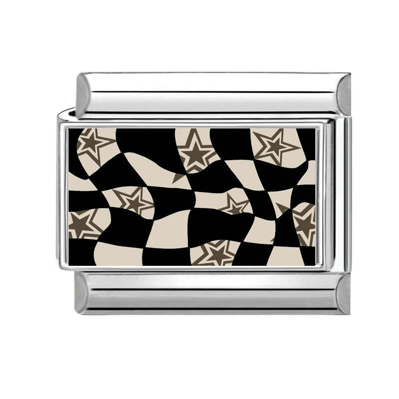 Wholesale 9mm Italian Charm Starter Bracelets DIY Heart Flower Evil Eye Series Stainless Steel Composable Bracelet