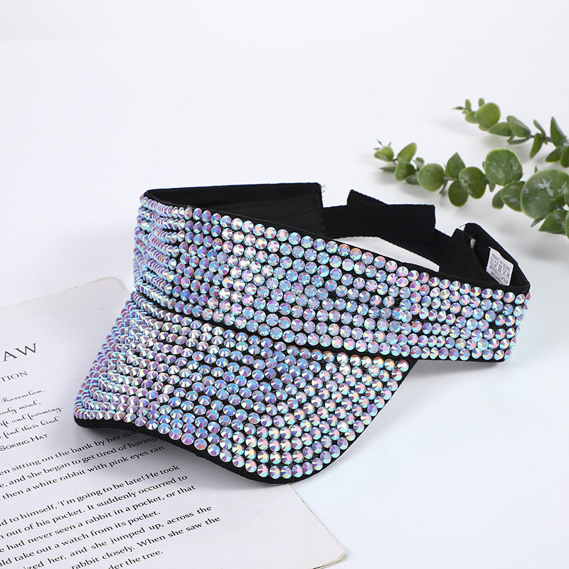 Wholesale Fashion Empty Top Hat Rhinestone Hat Summer Hat ACC-HT-MeiJiao001