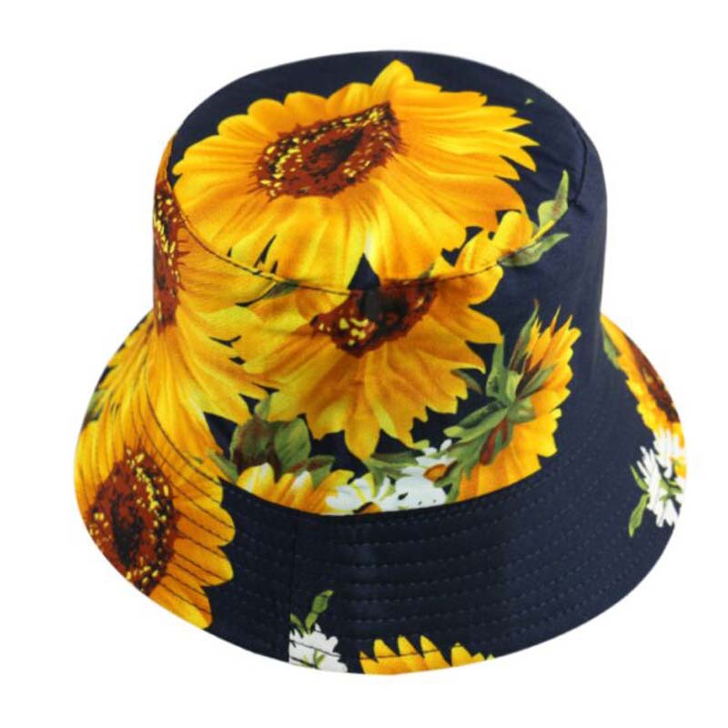 Wholesale  Fashion Printed Cherry Fisherman Hat Bucket Hat
