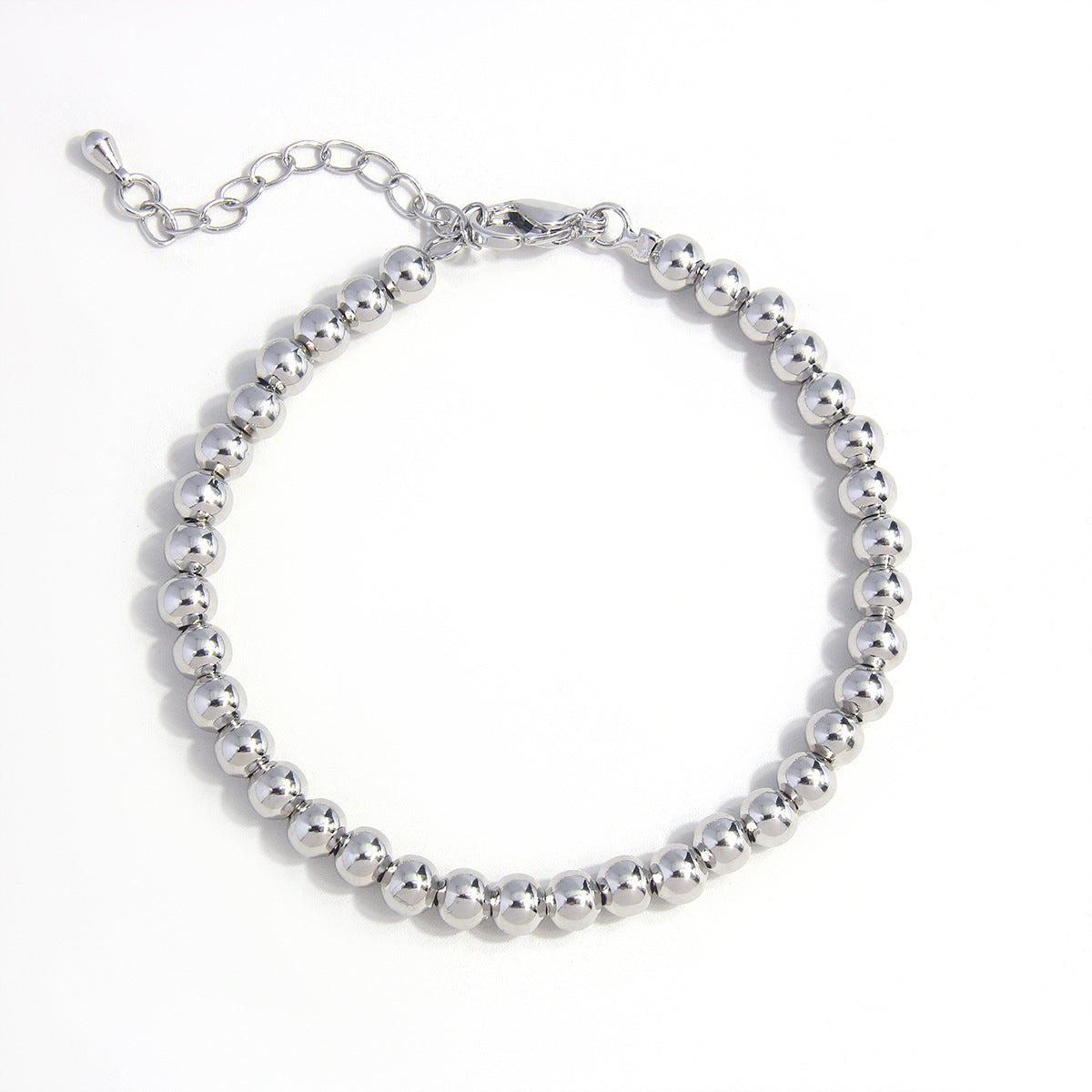 Wholesale Geometric Metal Hollow Beads Copper Bracelet ACC-BT-HongMing003